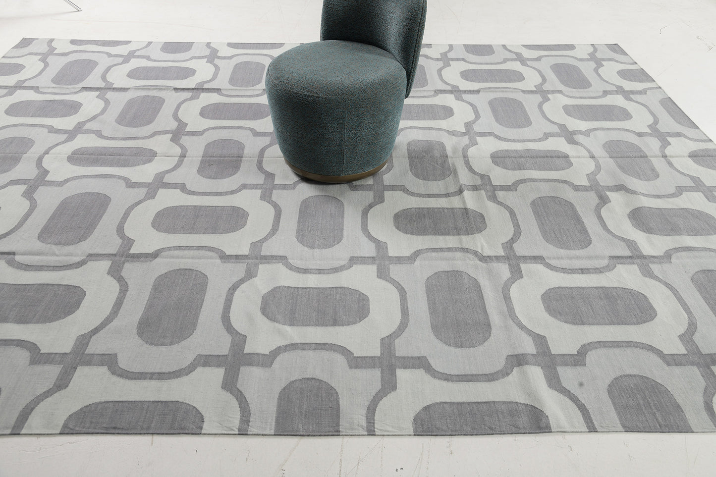Contemporary Flat-Weave Rug Cielo Collection Gems Cesious