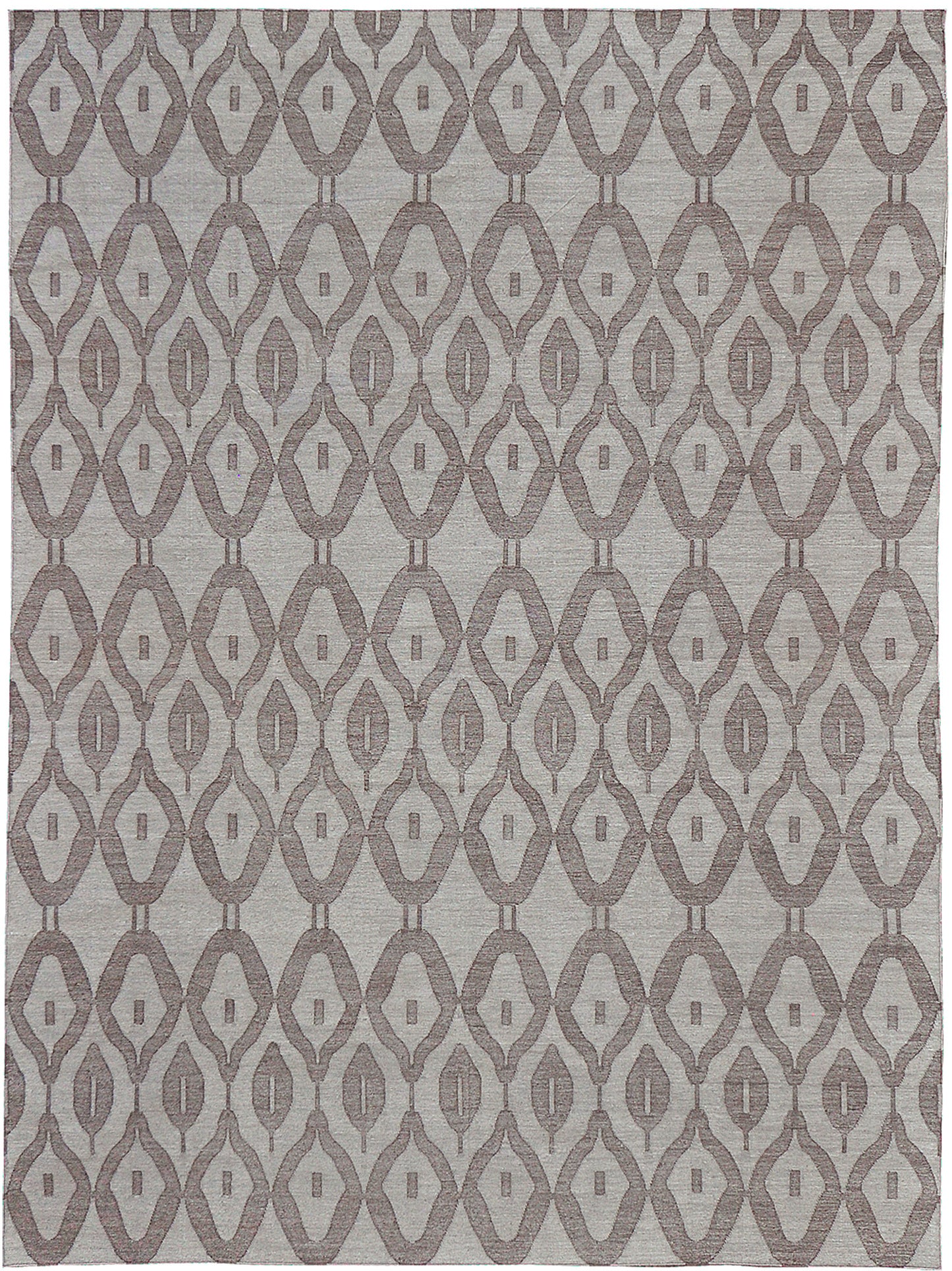 Contemporary Flat-Weave Rug Cielo Collection Zag Mocha
