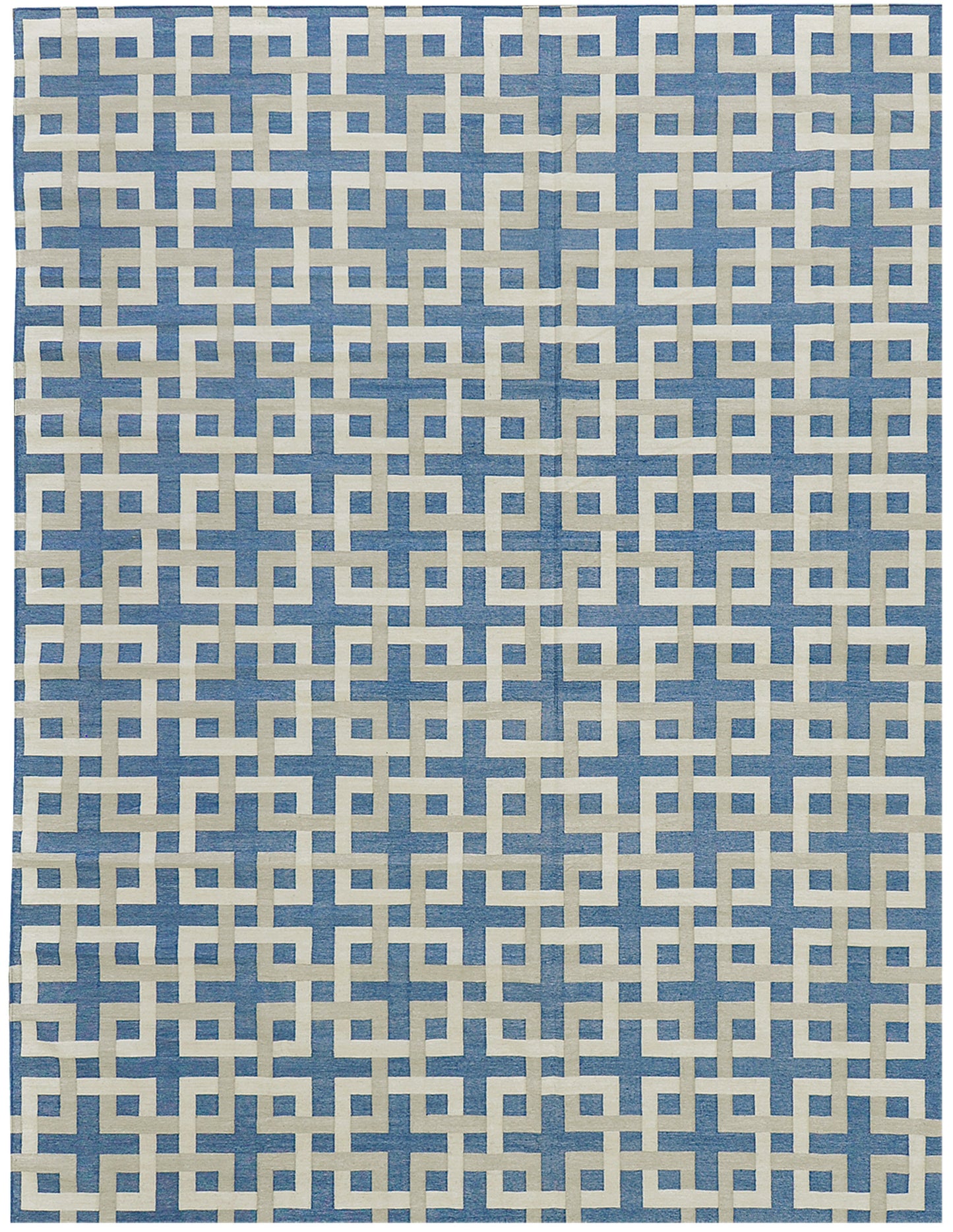Contemporary Flat-Weave Rug Cielo Collection Estera Peacock