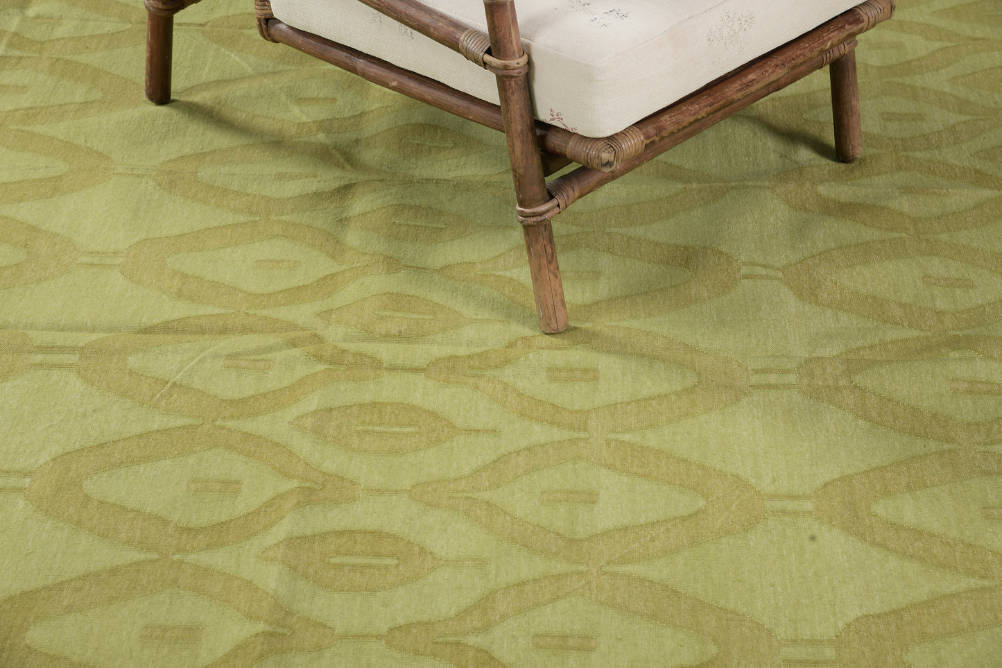 Contemporary Flat-Weave Rug Cielo Collection Zag Cricket