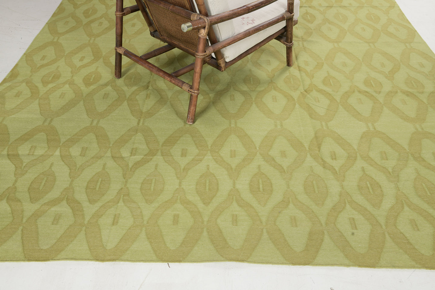 Contemporary Flat-Weave Rug Cielo Collection Zag Cricket