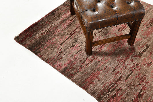 Modern Design Mezzo Collection Wool &  Silk Embossed Rug Codesto