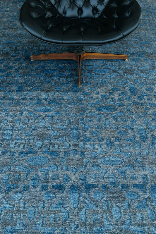 Modern Rug Image 7642 Modern Design Bamboo Silk Rug Keola