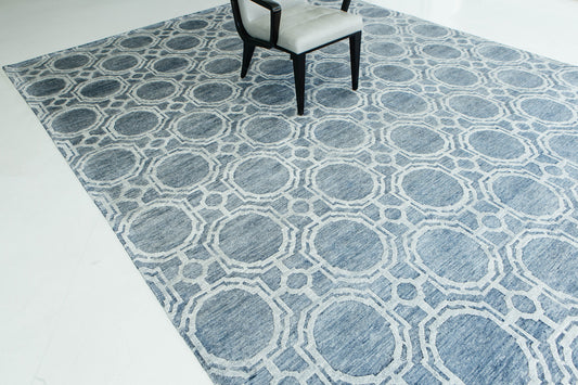 Modern Rug Image 7815 Modern Design Bamboo Silk Rug Renu