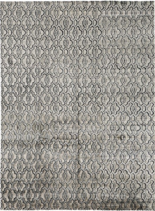 Modern Rug Image 7785 Modern Design Bamboo Silk Rug Petri