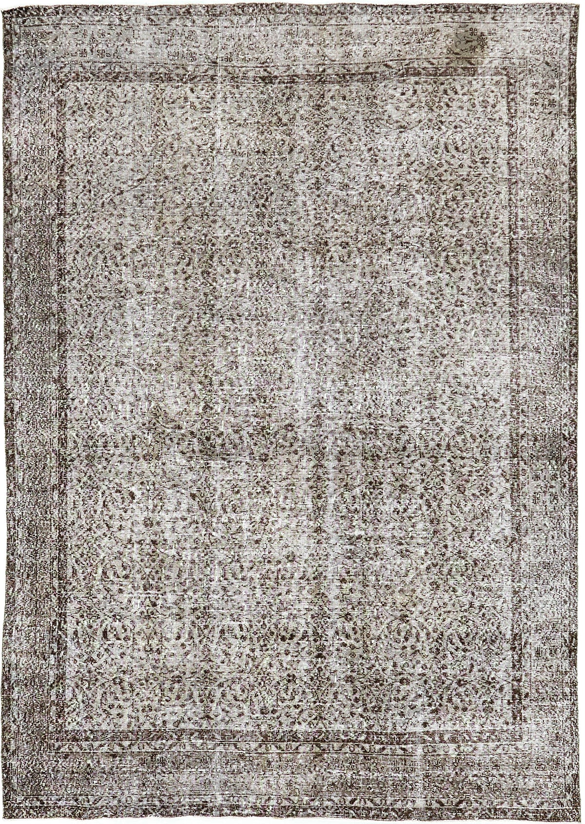Vintage Distressed Turkish Anatolian Rug - hand-knotted in Turkey - one-of-a-kind handmade area rug [#2]