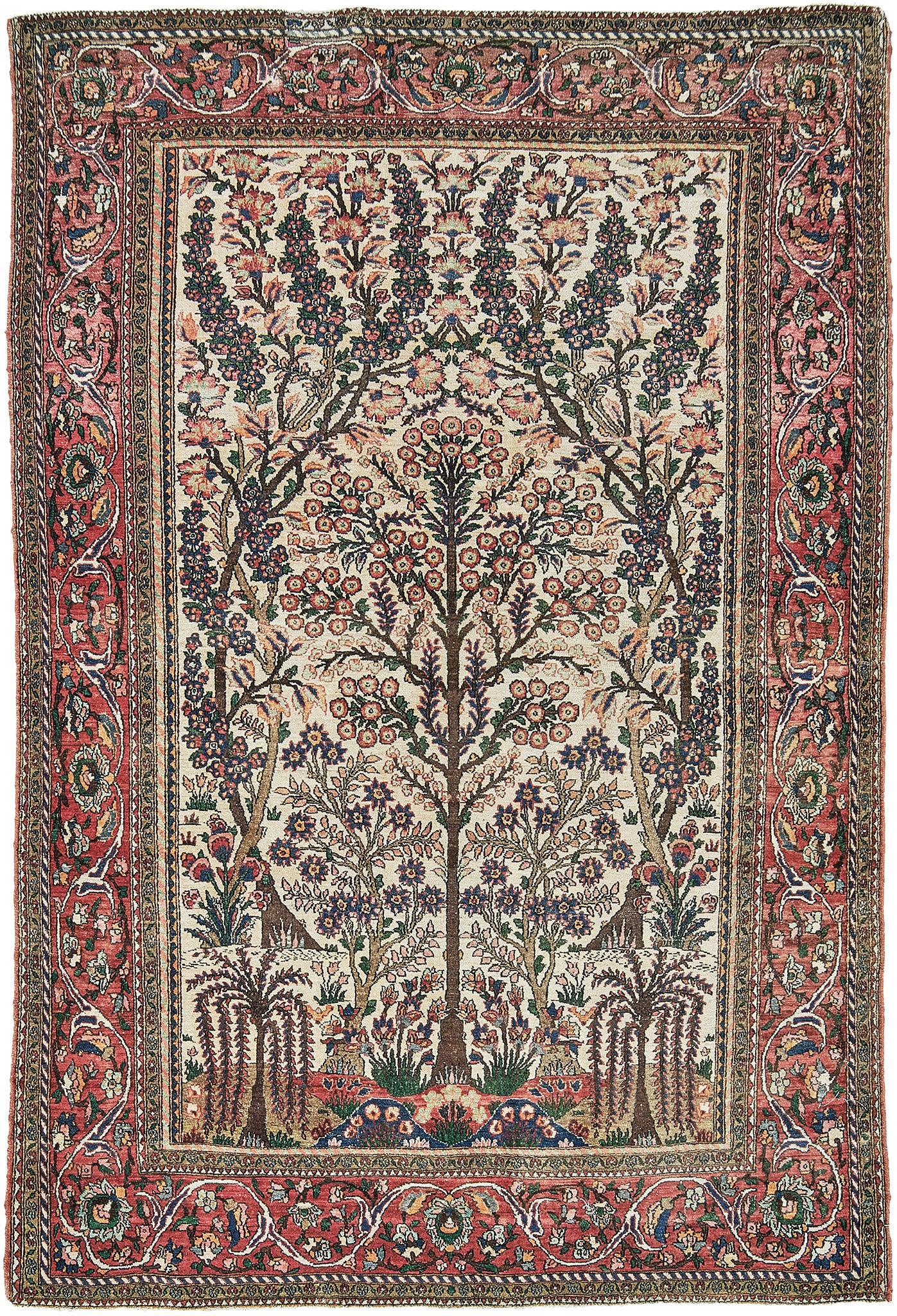 Vintage Persian Isfahan Rug 26009