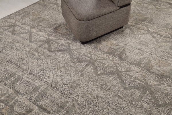Transitional Design Rug Allure Dixson - overhead flat lay view [#10]