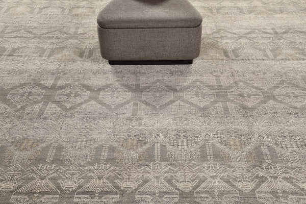 Transitional Design Rug Allure Dixson - detailed border and fringe [#10]