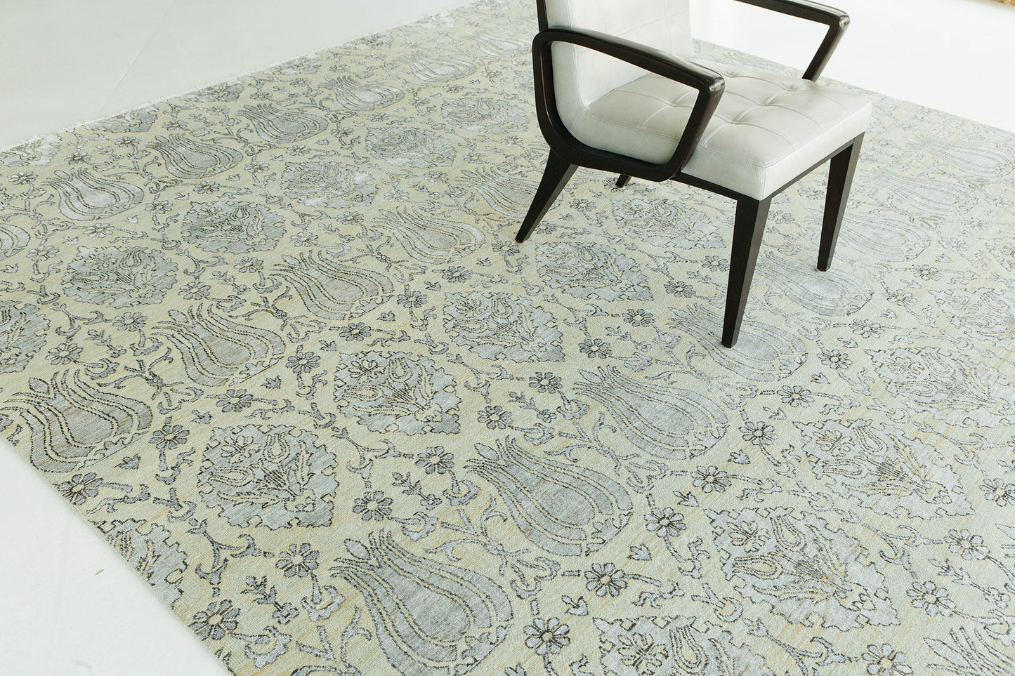 Transitional Design Rug Allure Wool and Bamboo Silk Rug