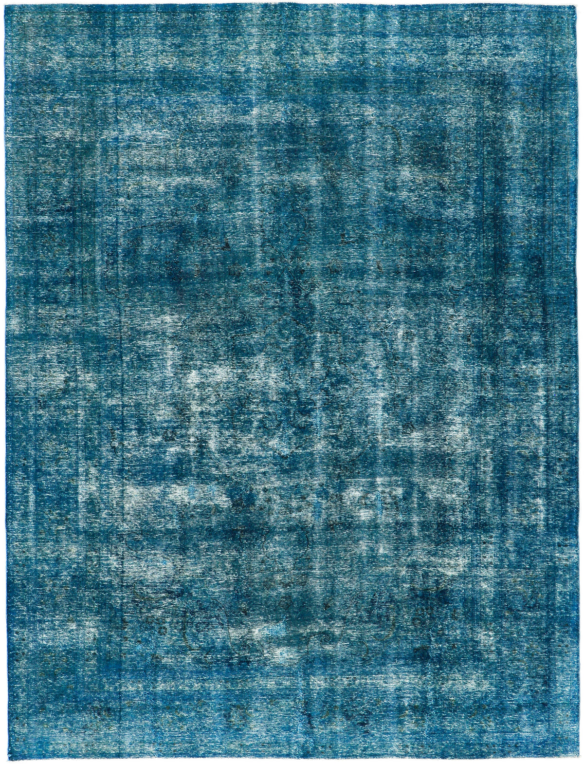 Overdyed Vintage Style Rug - one-of-a-kind handmade area rug [#9]