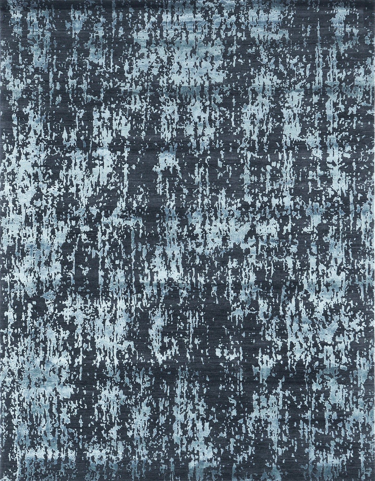 Modern Design Mezzo Collection Wool & Silk Embossed Rug ESK409