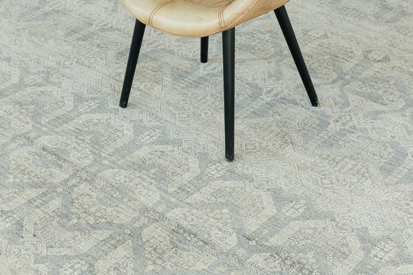 Transitional Design Rug Allure Dixson - close-up of weave texture and pile [#14]