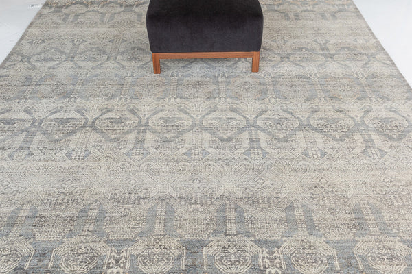 Transitional Design Rug Allure Dixson - close-up of weave texture and pile [#8]