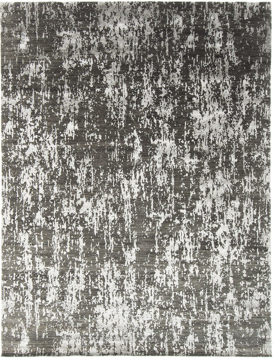 Modern Design Mezzo Collection Wool & Silk Embossed Rug ESK409