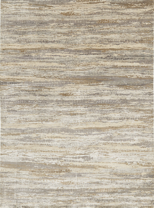 Modern Design Mezzo Collection Wool & Silk Embossed Rug ESK433