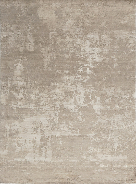 Modern Design Mezzo Collection Wool & Silk Embossed Rug ESK631