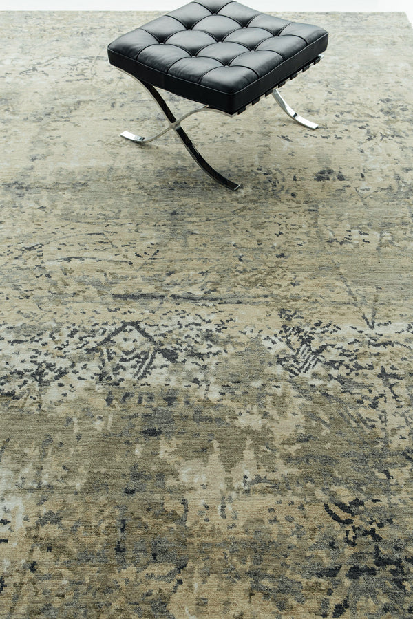Transitional Design Rug Allure Jive JV-9 - Mehraban Rugs - styled in room setting