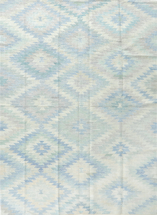 Turkish Tisse Kilim Flat Weave Rug