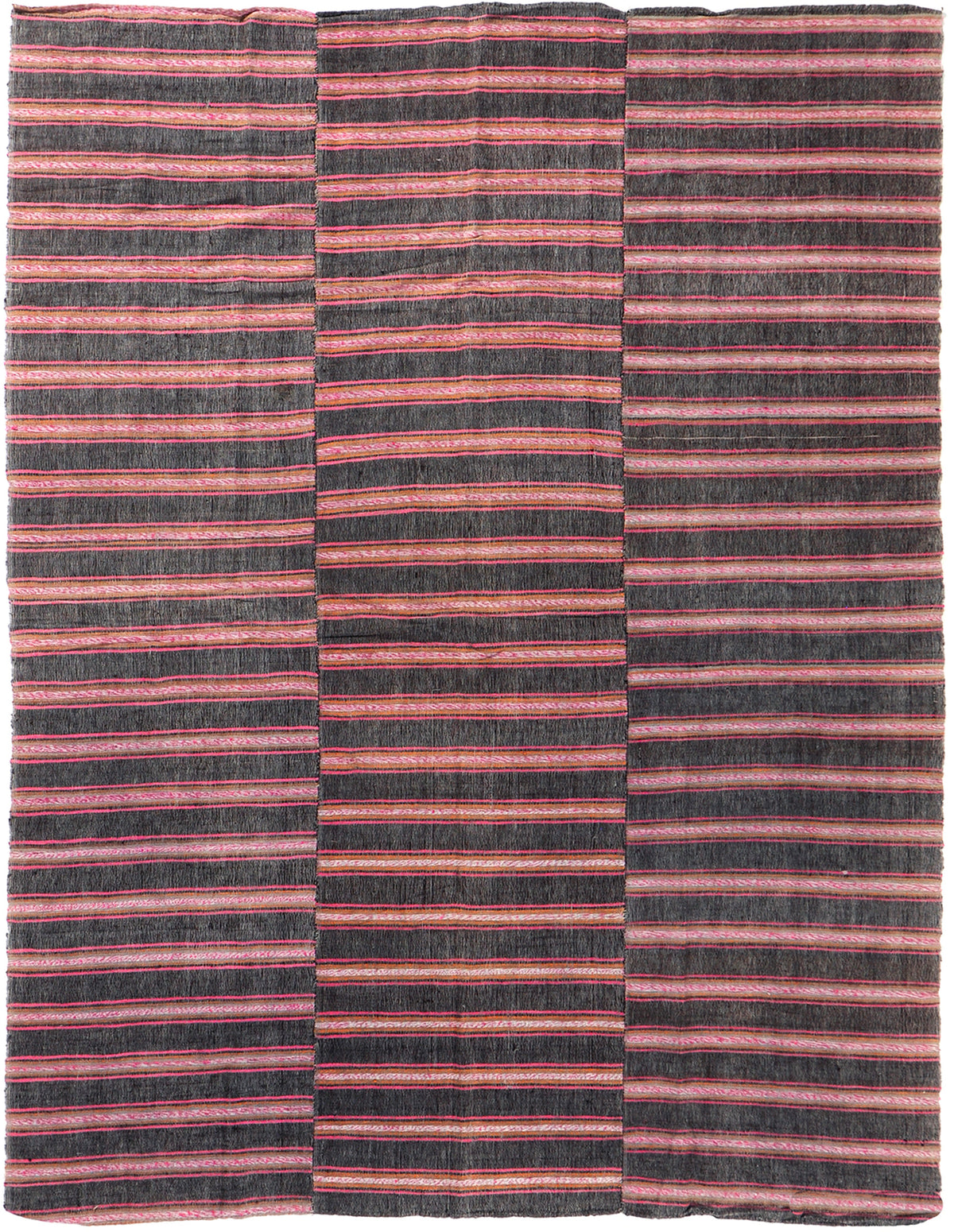 Turkish Tisse Kilim Flat Weave Rug - flat-weave kilim, hand-knotted in Turkey - one-of-a-kind handmade area rug [#37]