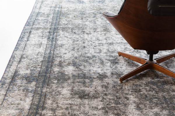 Vintage Distressed Rug - styled in room setting [#3]