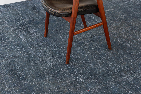 Vintage Overdye Distressed Rug - overdyed vintage - overhead flat lay view