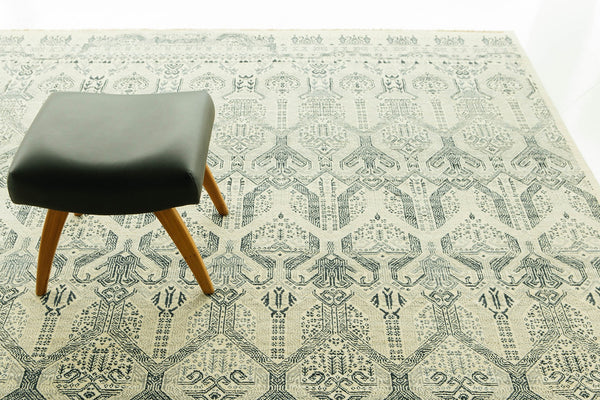 Transitional Design Rug Allure Dixson - detailed border and fringe [#5]