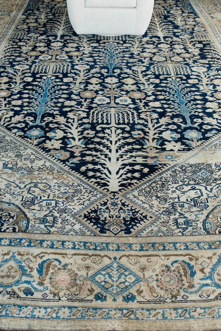 Antique Persian Malayer Rug 26383