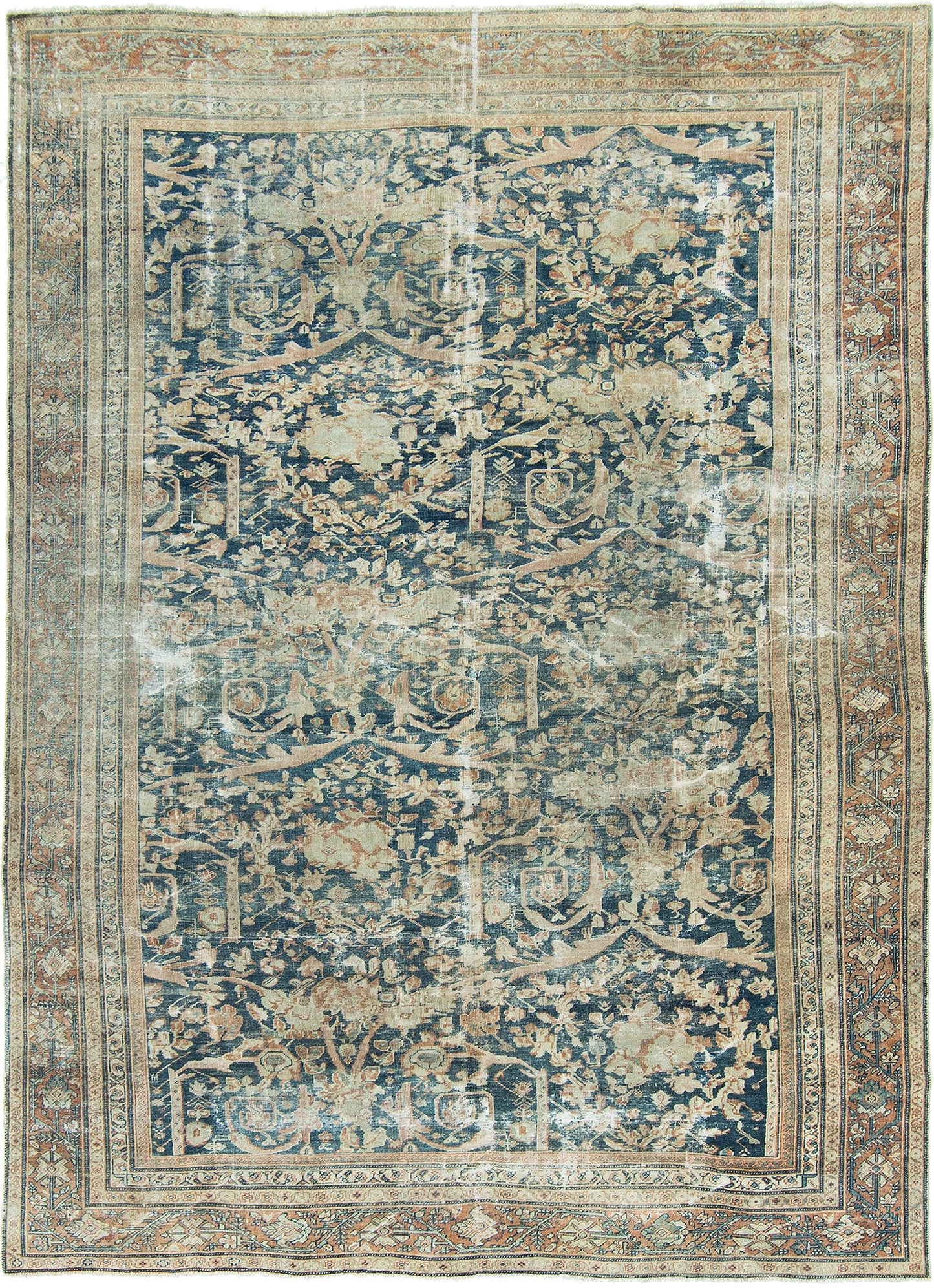 Antique Persian Mahal Rug 26385
