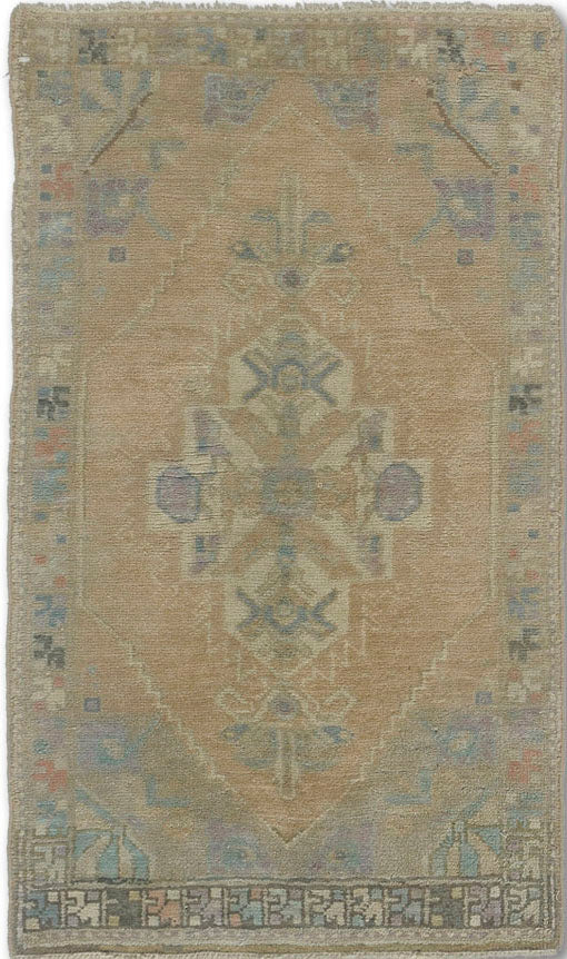 Vintage Turkish Anatolian - hand-knotted in Turkey - one-of-a-kind handmade area rug [#20]