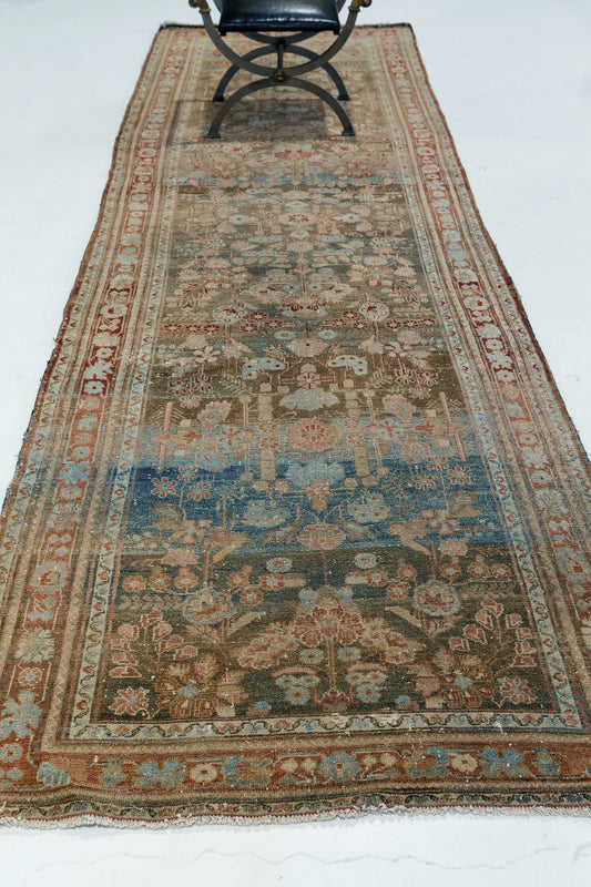 Persian Rug 3974 Vintage Persian Malayer Runner 26389