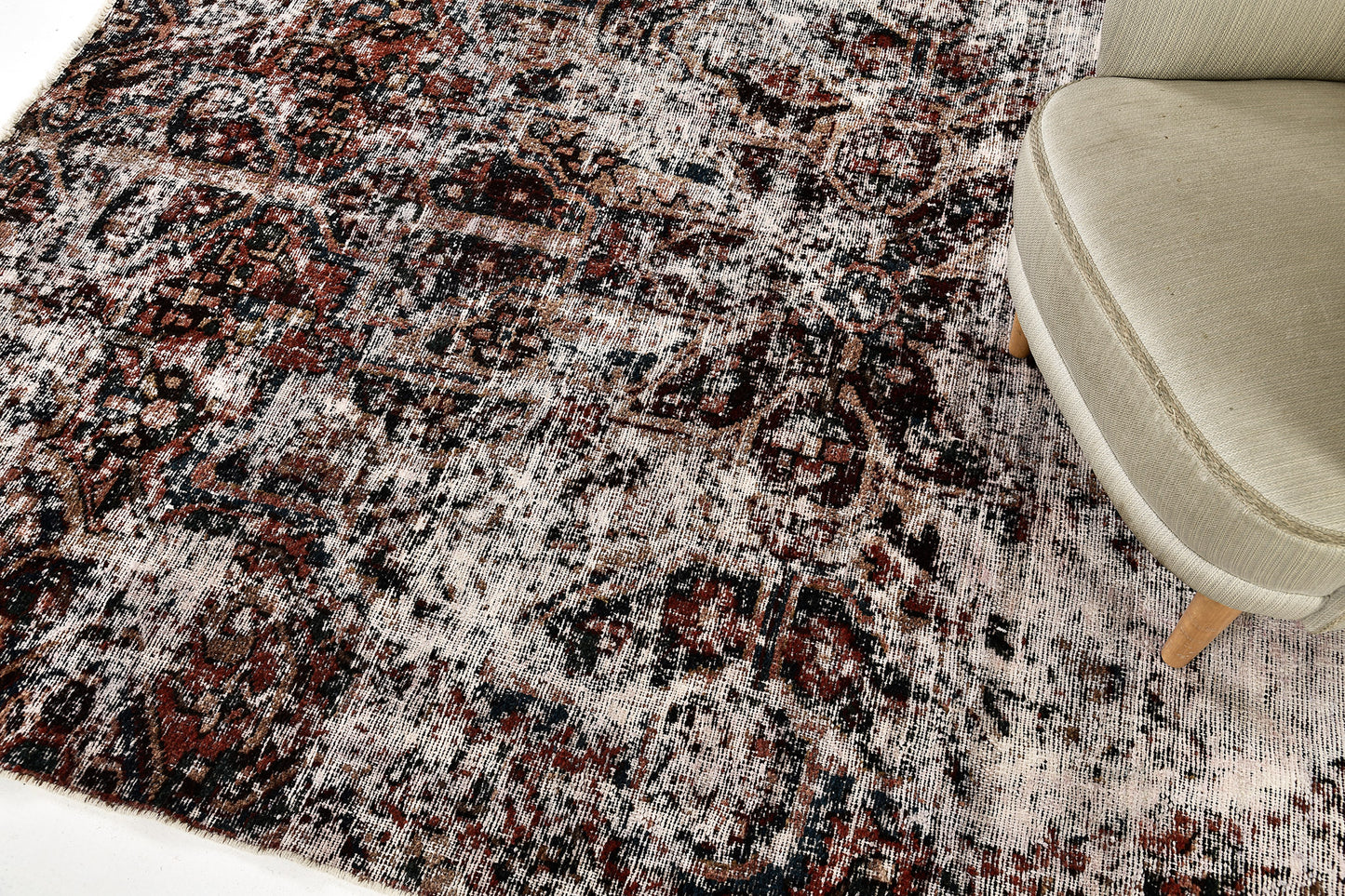 Vintage Distressed Rug