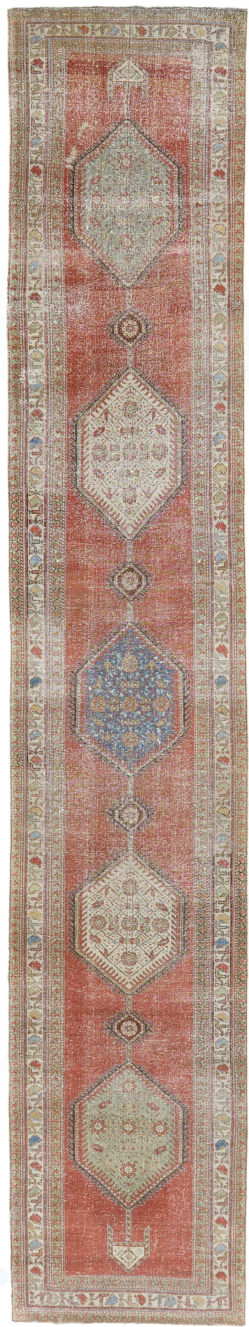 Antique Persian Bidjar Runner 26465