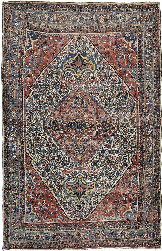 Persian Rug 320 Antique Persian Bidjar Rug 26516