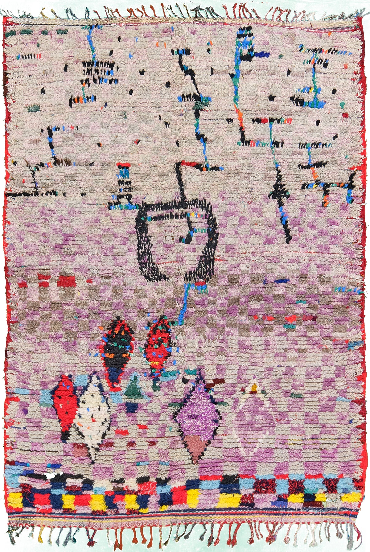 Modern Rug Image 13487 Vintage Moroccan Middle Atlas Tribe Berber Rug