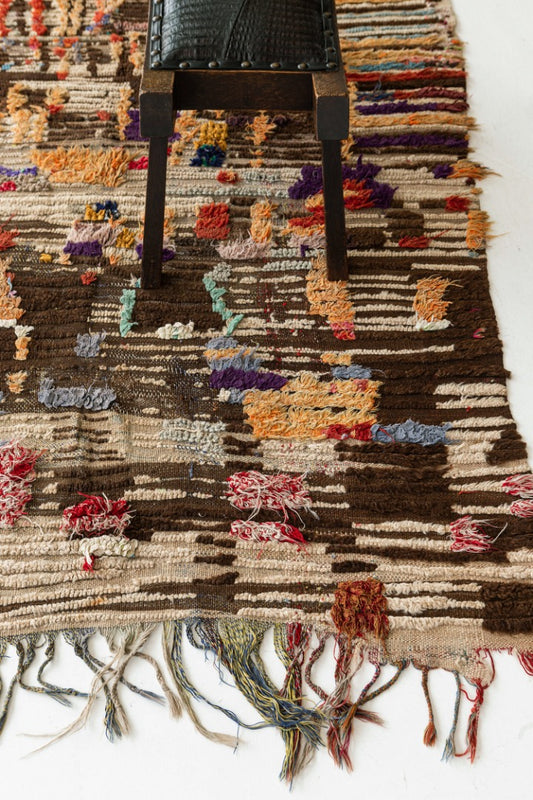 Vintage Moroccan Boujad Tribe Berber Rug