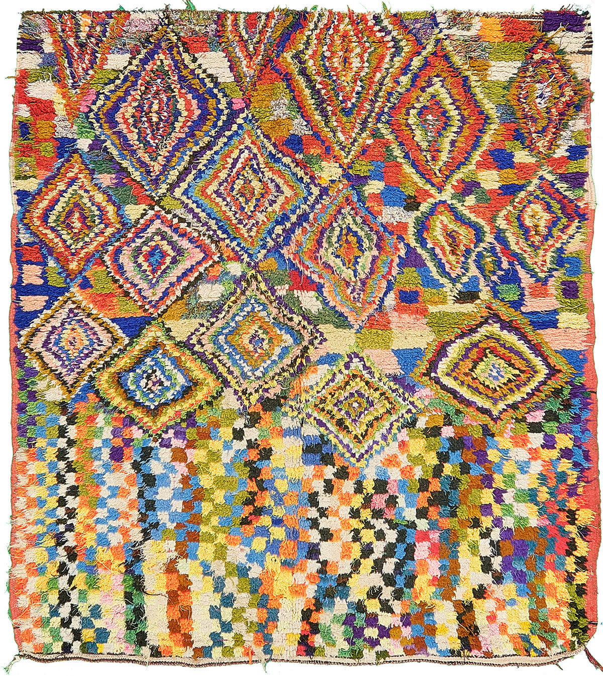 Modern Rug Image 13277 Vintage Moroccan Boujad Tribe Berber Rug