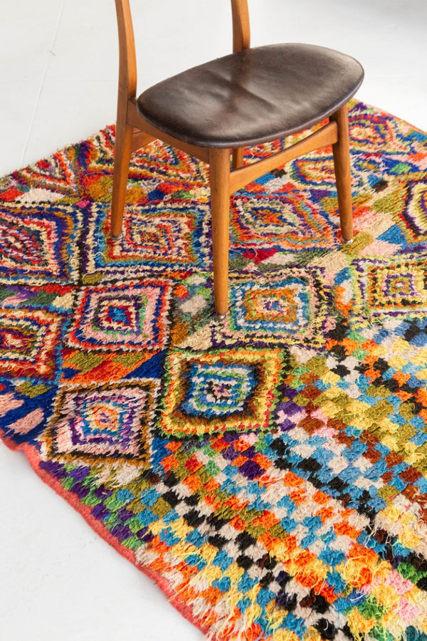 Modern Rug Image 13280 Vintage Moroccan Boujad Tribe Berber Rug