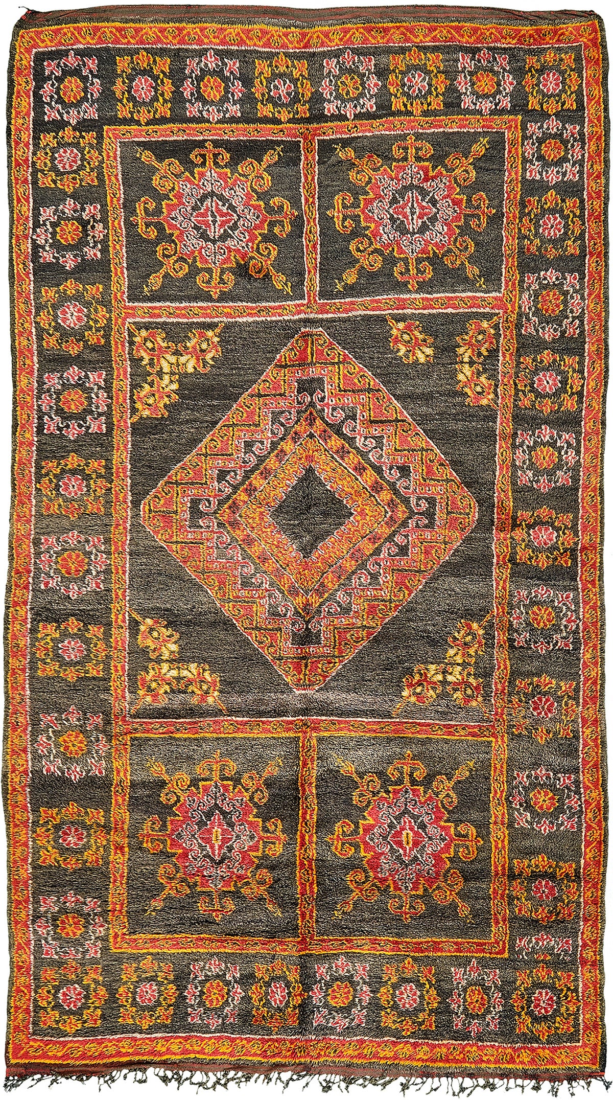 Modern Rug Image 13477 Vintage Moroccan Middle Atlas Tribe Berber Rug