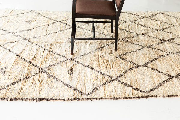 Modern Rug Image 13078 Vintage Moroccan Beni Ourain Tribe Berber Rug