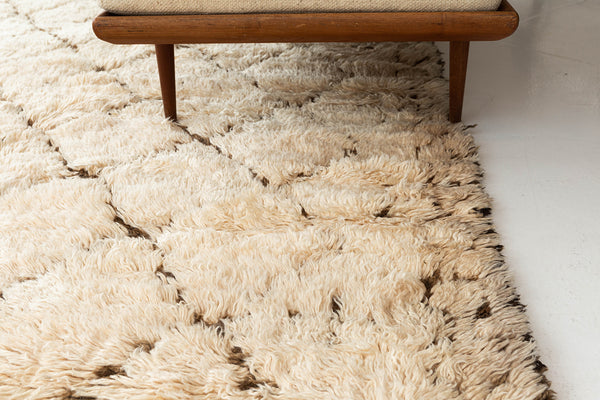 Modern Rug Image 13083 Vintage Moroccan Beni Ourain Tribe Berber Rug