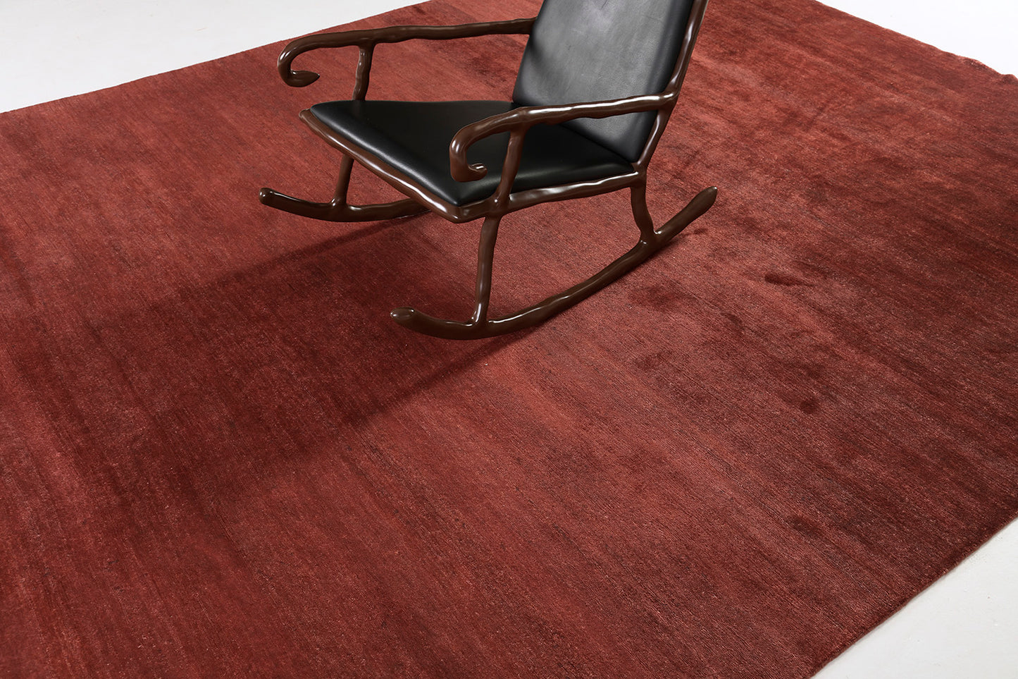 Modern Rug Image 10368 Solid Design Bamboo Silk Rug Dara