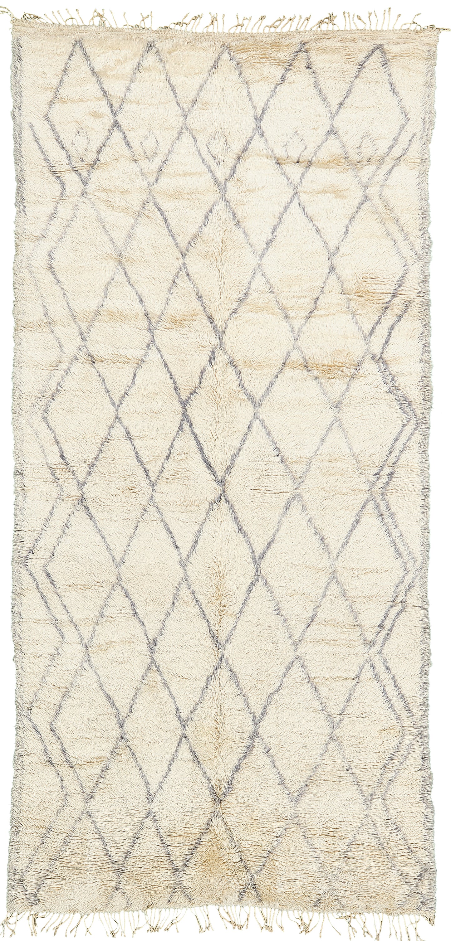 Modern Rug Image 13048 Vintage Moroccan Beni Ourain Tribe Berber Rug