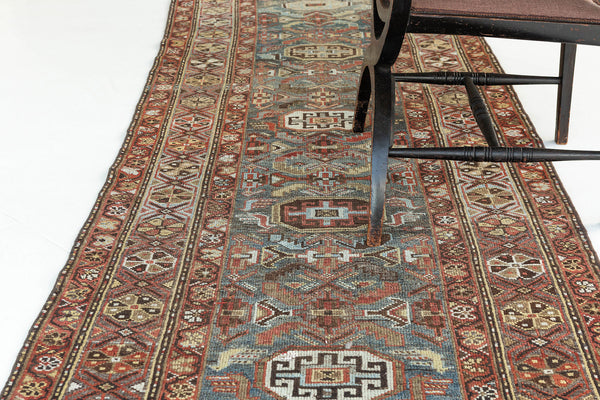 Persian Rug 847 Antique Persian Kurdish Runner 26703
