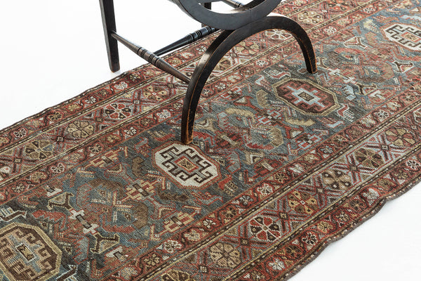 Persian Rug 848 Antique Persian Kurdish Runner 26703
