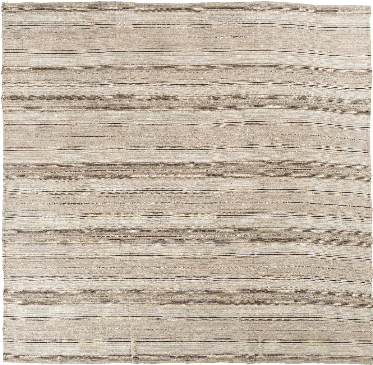 Persian Rug 3554 Vintage Persian Jejim Kilim Flat Weave Square Rug 26765