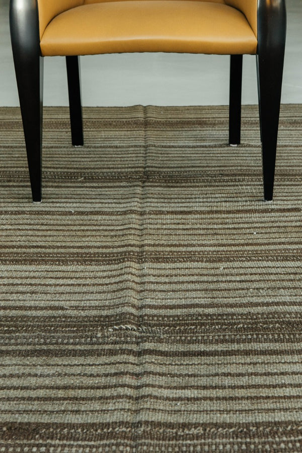Persian Rug 3562 Vintage Persian Jejim Kilim Flat Weave Square Rug 26768
