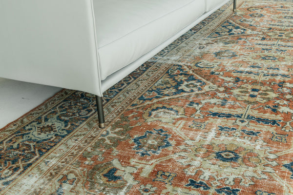 Persian Rug 1077 Antique Persian Mahal Distressed Rug 26769