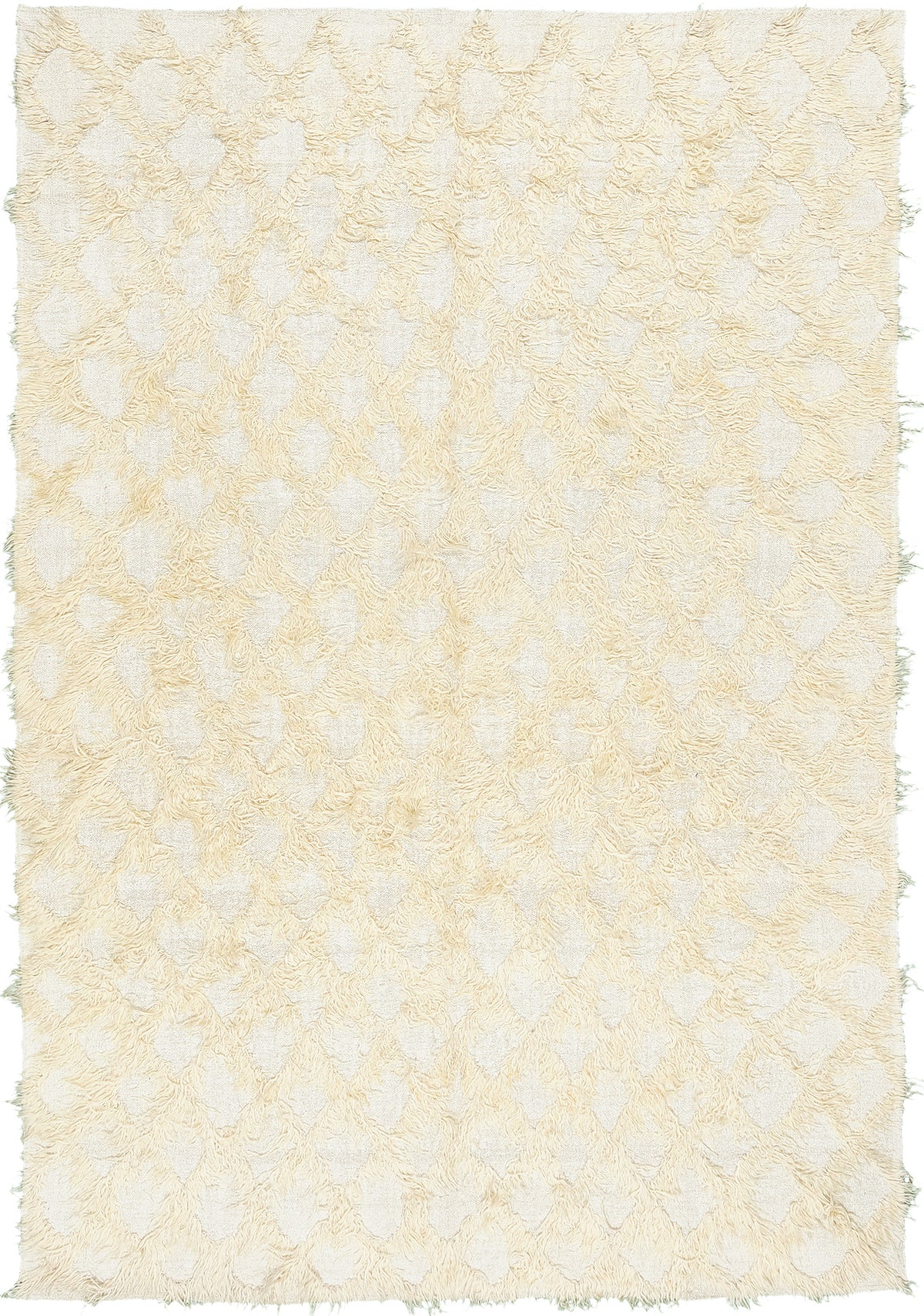 Vintage Turkish Tulu Rug - shaggy pile Tulu, hand-knotted in Turkey - one-of-a-kind handmade area rug [#2]