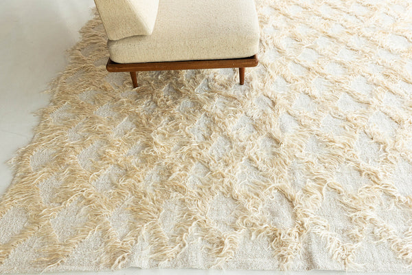 Vintage Turkish Tulu Rug - shaggy pile Tulu, hand-knotted in Turkey - detailed border and fringe [#2]